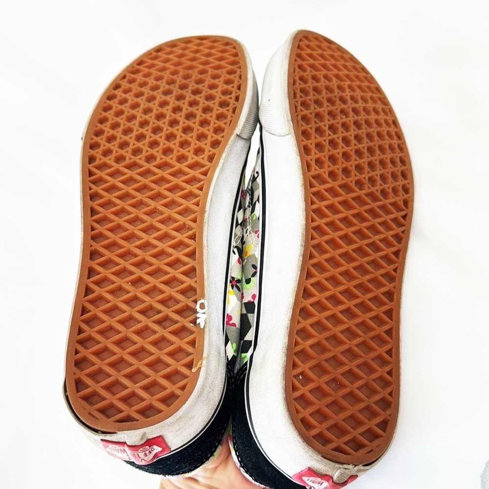 VANS Old Skool Checkered Cubed Sneakers Lace Up Size Mens 10 - Picture 8 of 9